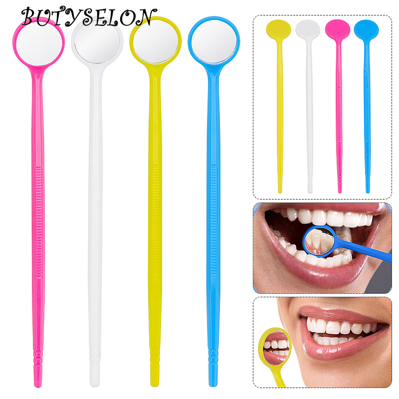 Eyelash Extension Cleaning - 5pcs Eyelash Extension Check Makeup Mirror