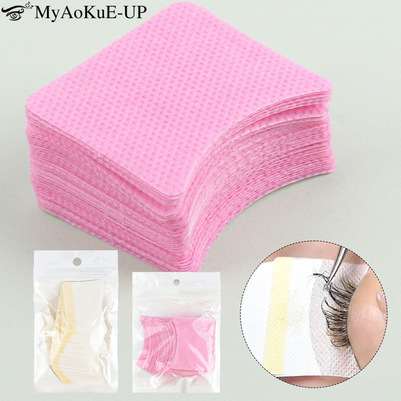 Eyelash Extension Cleaning - 40pcs Eyelash Extension Remover Cotton Pad