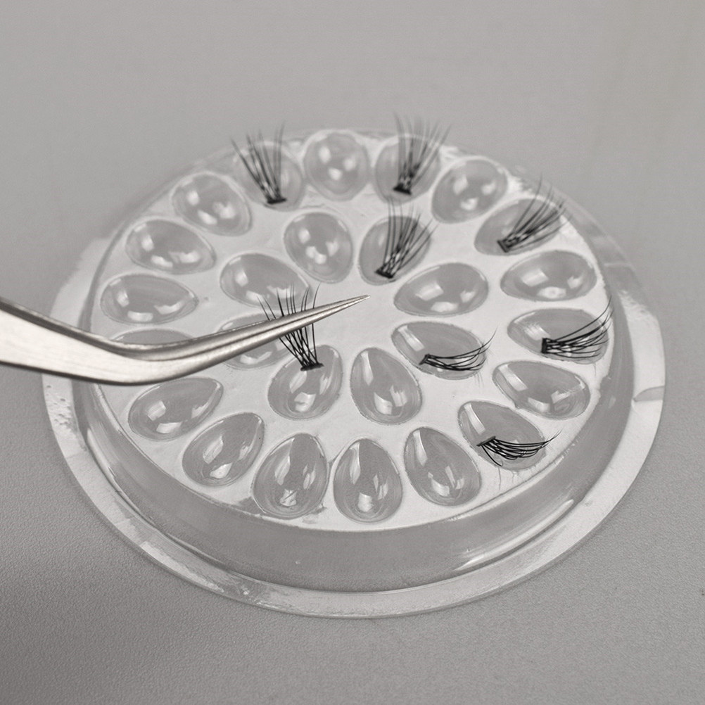 Eyelash Extension Salon - 10Pcs Eyelash Glue Tray Premium Reusable