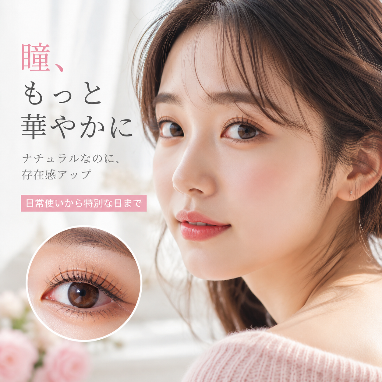 Eyelash Extension Natural - Redpurorag Glue-Free A-Shape Fairy Lashes Natural