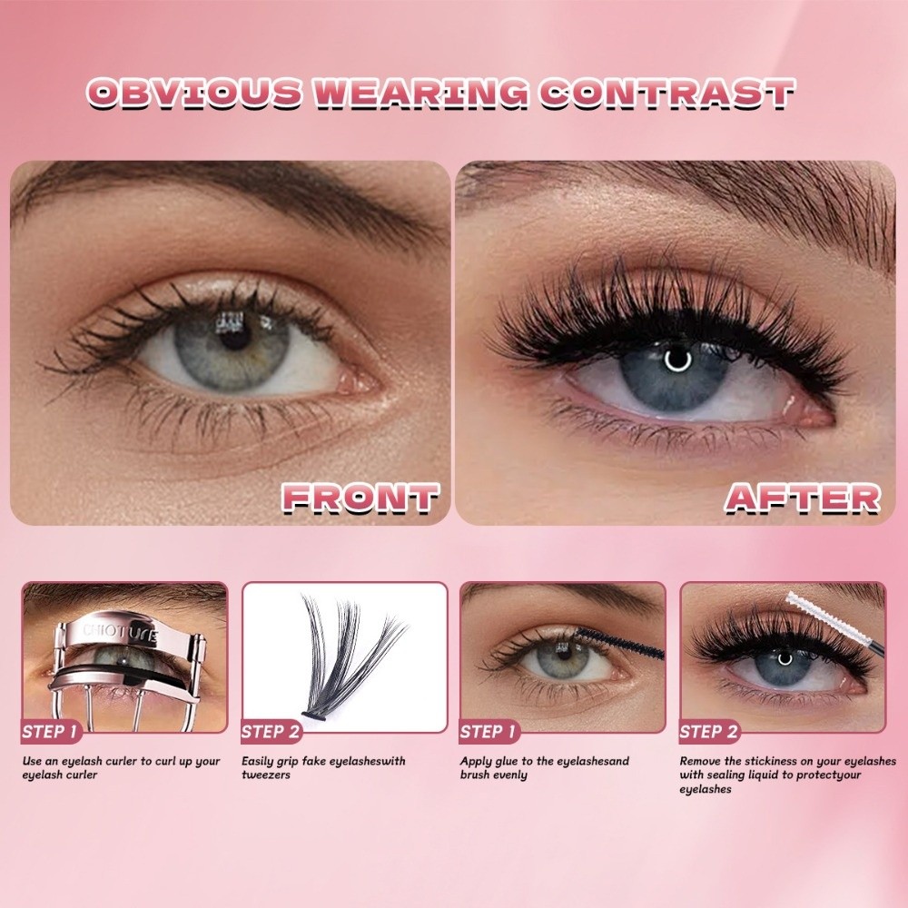 8-16mm Length False Eyelashes  - огляд і ціна Faux Mink Lash