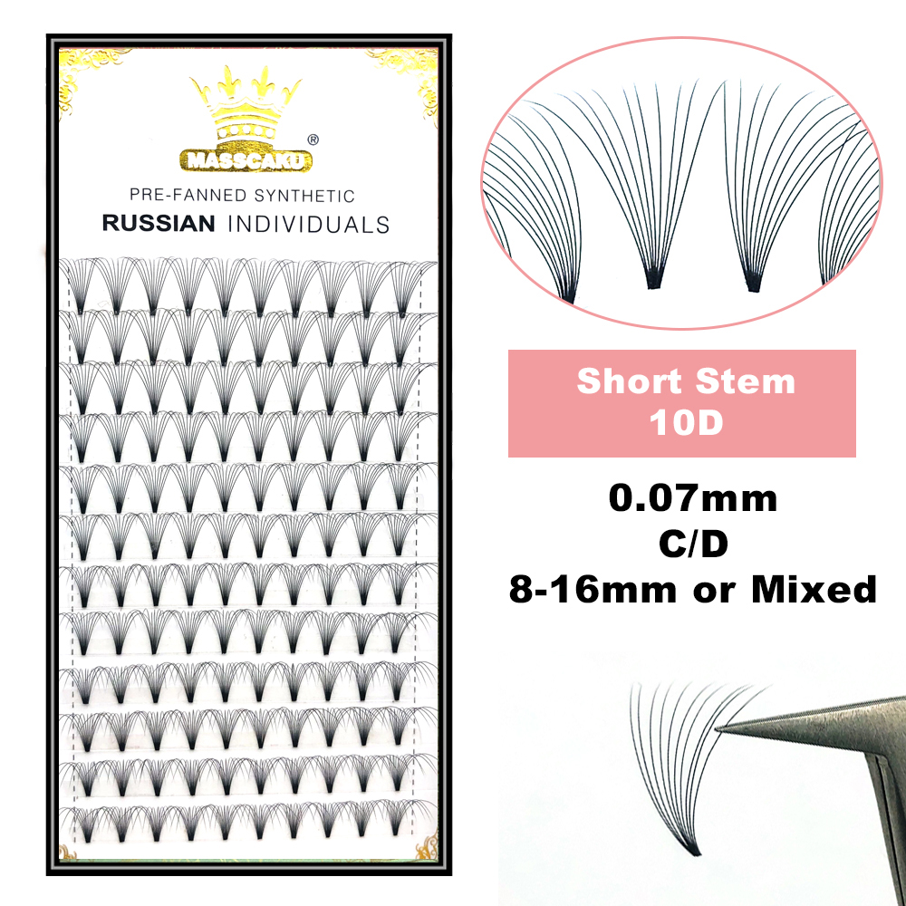 MASSCAKU Premade Russian Volum - огляд і ціна Eyelash Extension Or Extensions