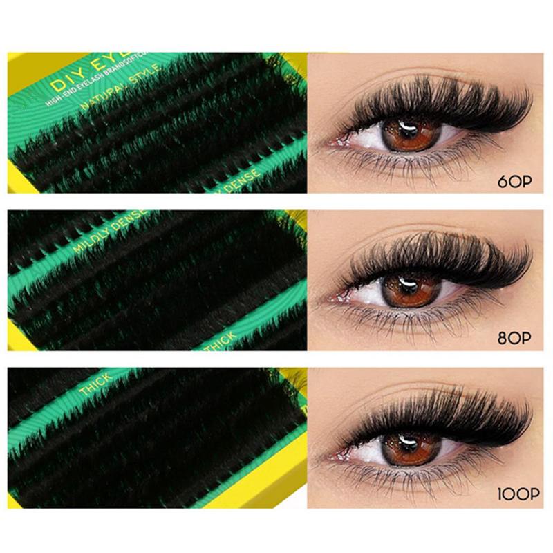 1 Set 3D Faux Mink Cluster Las - огляд і ціна Faux Mink Lash
