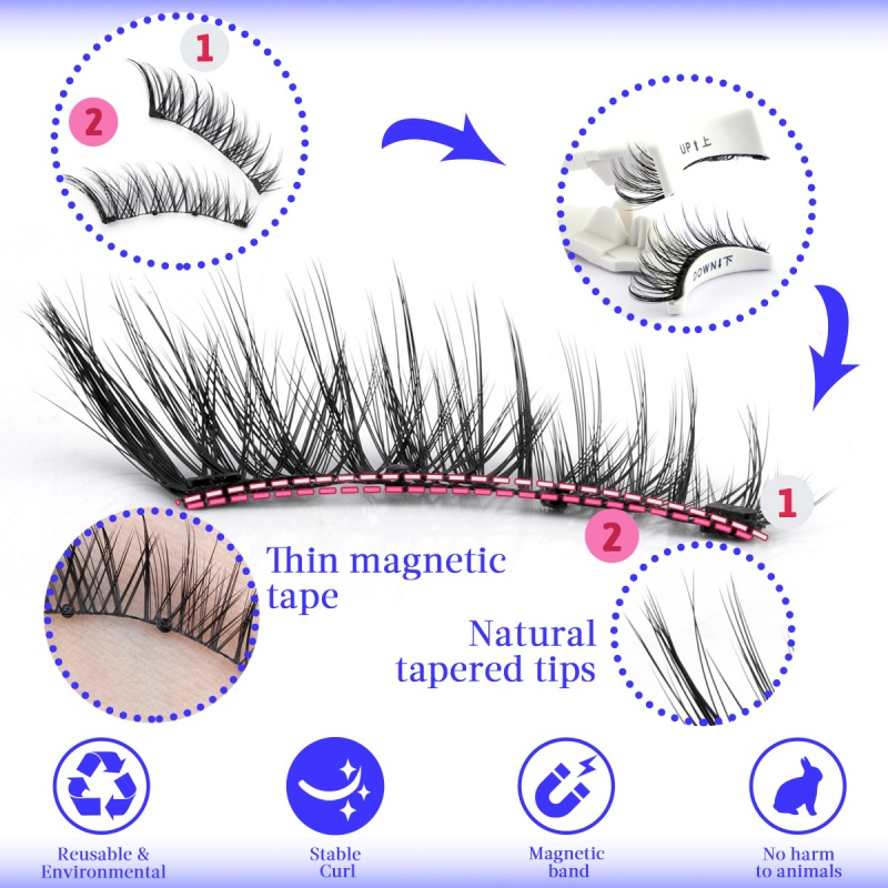 Magnetic Eyelash 1 Pair Natura - огляд і ціна Faux Mink Lash