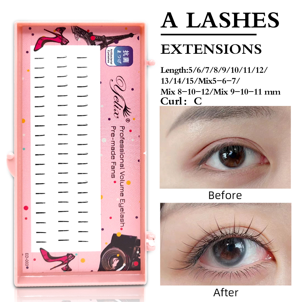 Yelix Natural Soft Individual  - огляд і ціна Eyelash Extension Natural