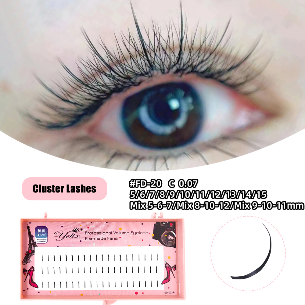 Yelix Natural Soft Individual  - огляд і ціна Eyelash Extension Natural
