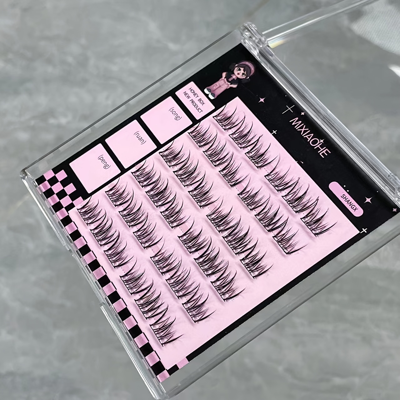 Mixiaohe Korean Pure Style Clu - огляд і ціна Eyelash Extension Natural