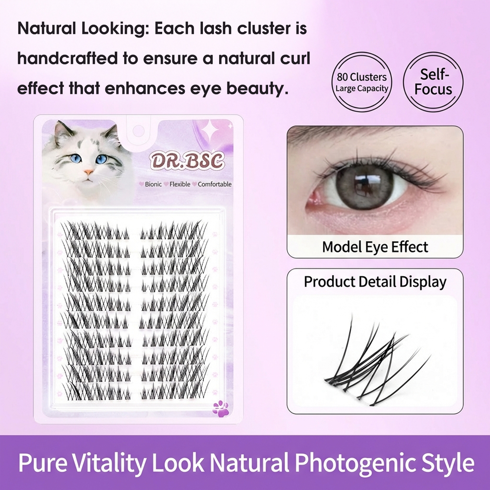 Thai Fox-style False Eyelashes - огляд і ціна Eyelash Extension Cluster