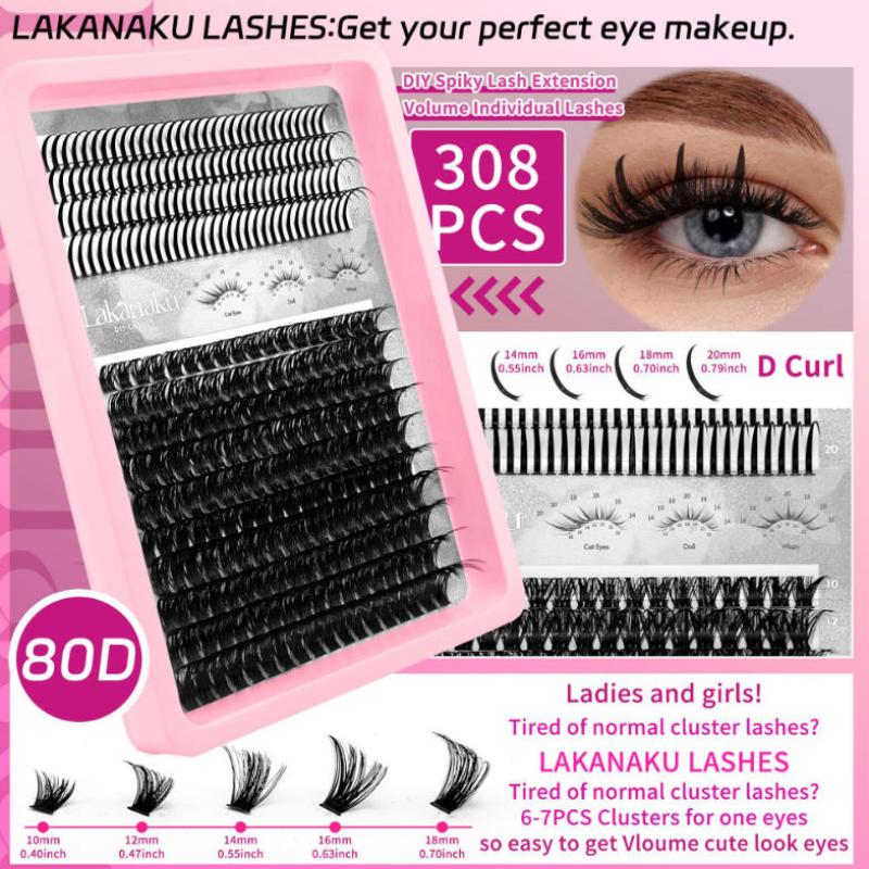 1 Set DIY Individual Eyelashes - огляд і ціна Eyelash Extension Cluster