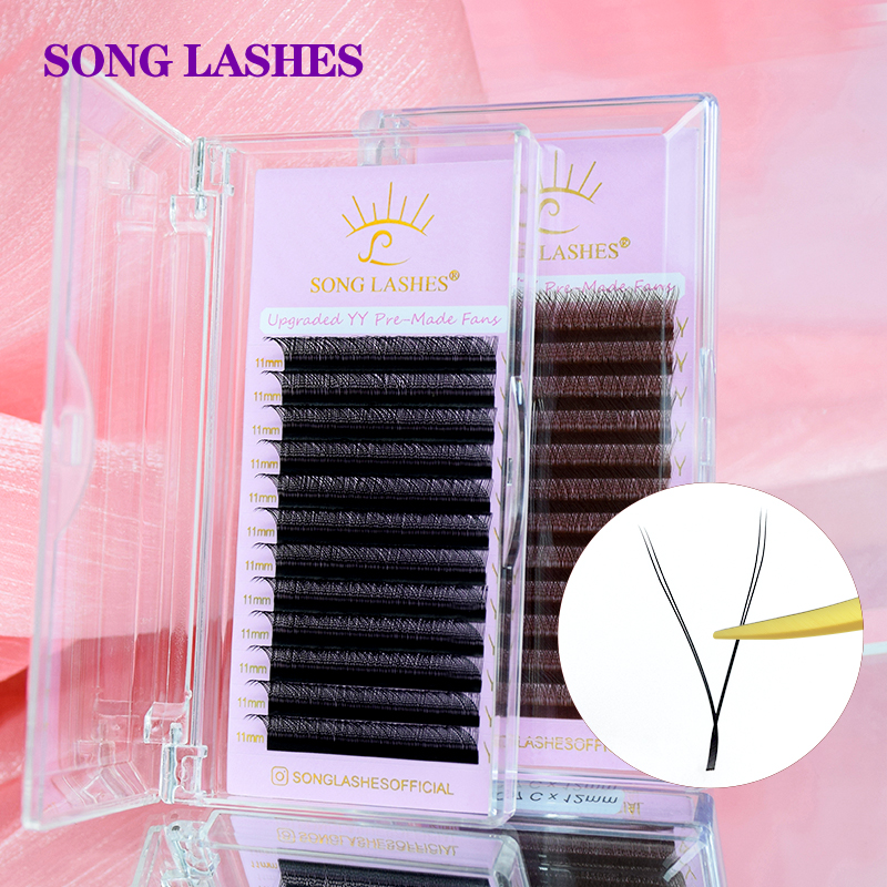 SONG LASHES New Premade Fans Y - огляд і ціна Eyelash Extension Yy