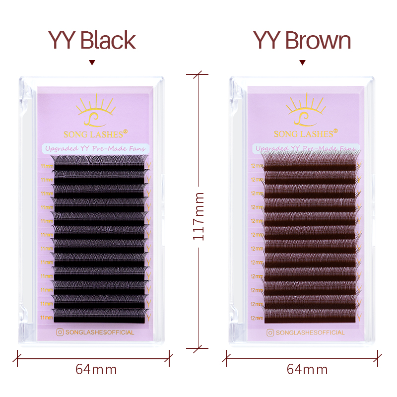 SONG LASHES New Premade Fans Y - огляд і ціна Eyelash Extension Yy