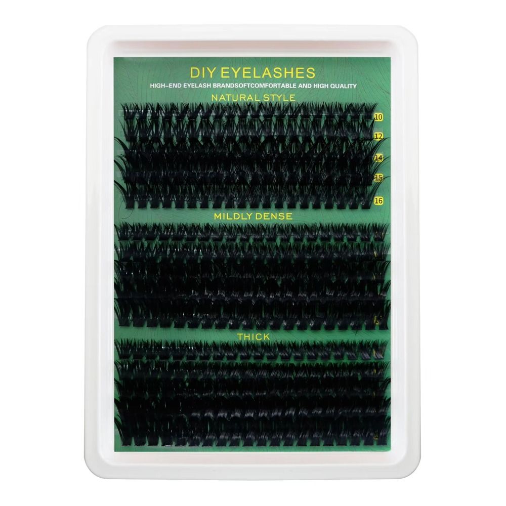 Natural Look False Eyelashes B - огляд і ціна Eyelash Extension Cluster