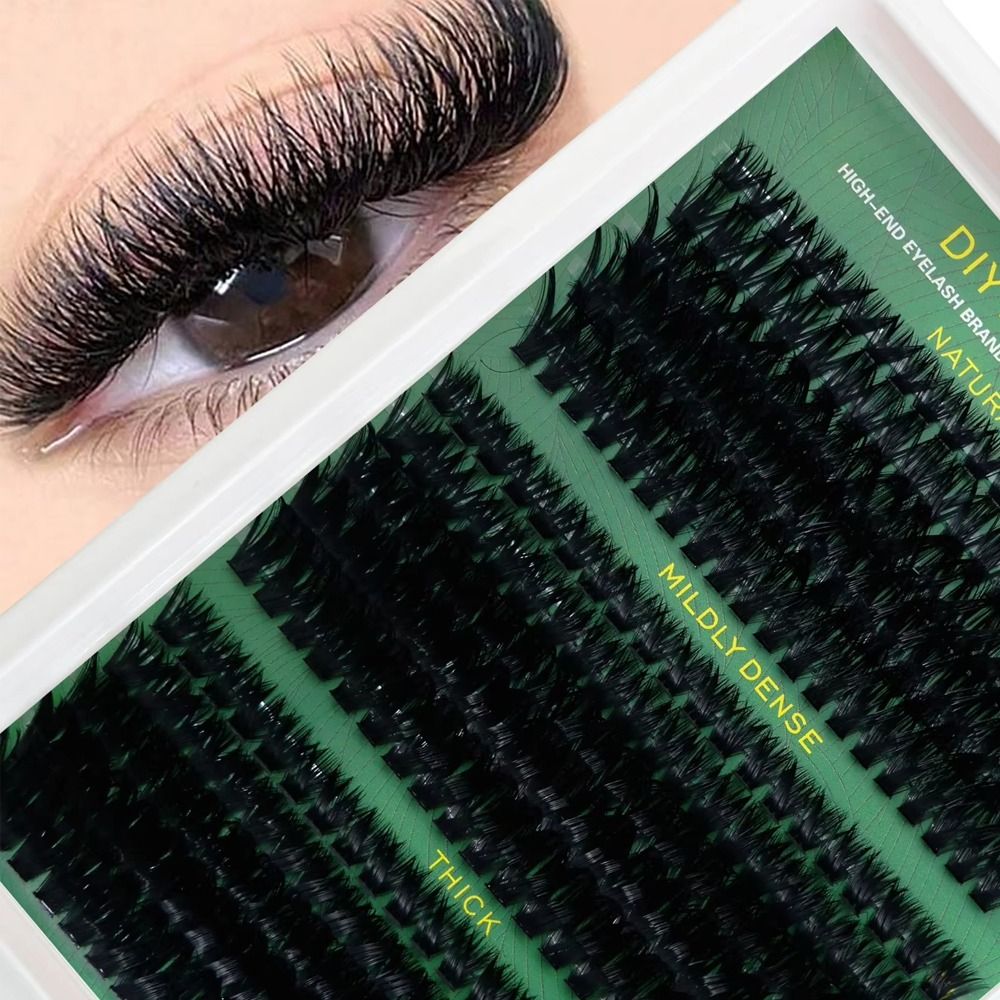 Natural Look False Eyelashes B - огляд і ціна Eyelash Extension Cluster
