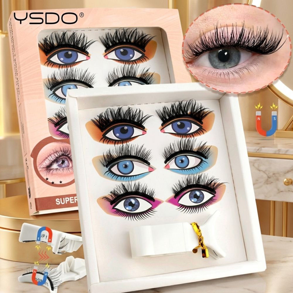 3 Pairs New YSDO Magnetic Lash - огляд і ціна Faux Mink Lash