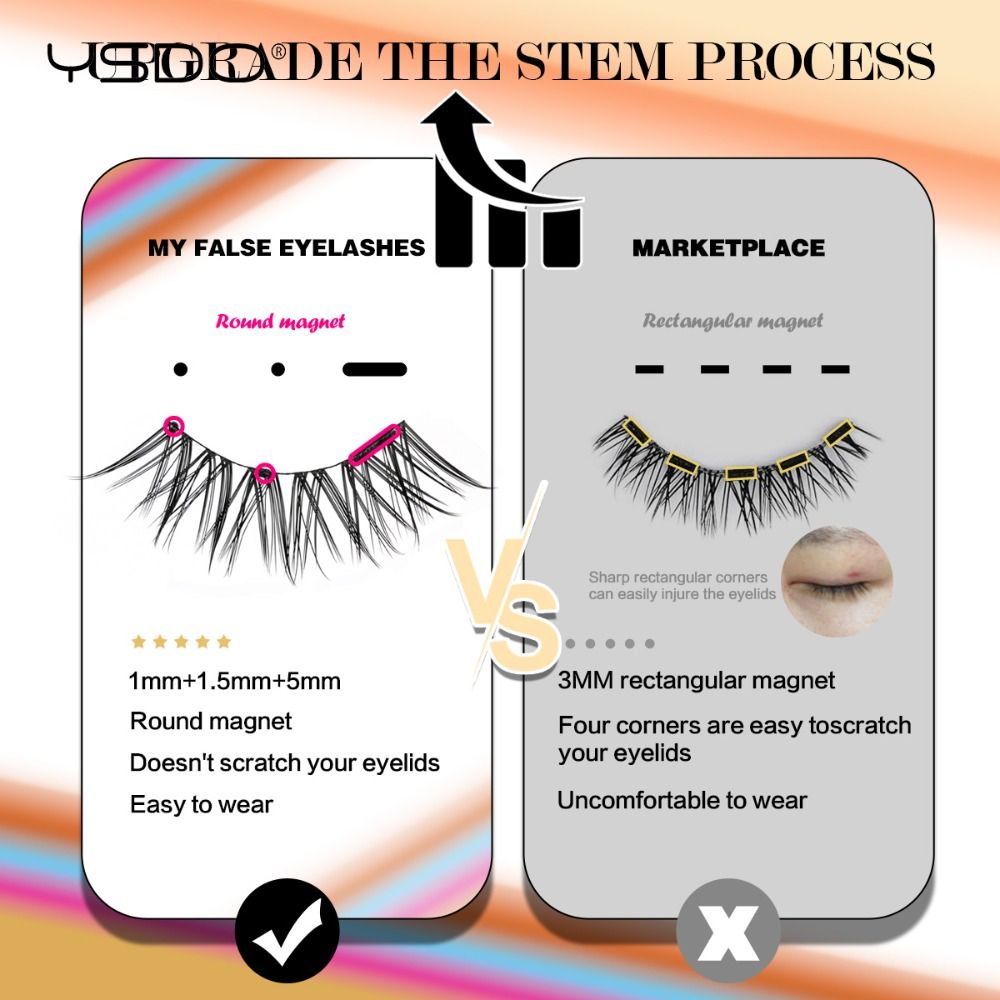 3 Pairs New YSDO Magnetic Lash - огляд і ціна Faux Mink Lash