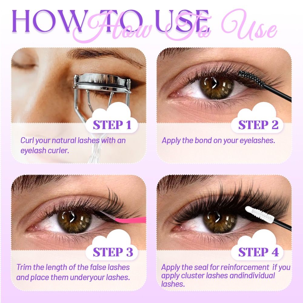 9-18mm Length False Eyelashes  - огляд і ціна Eyelash Extension Cluster