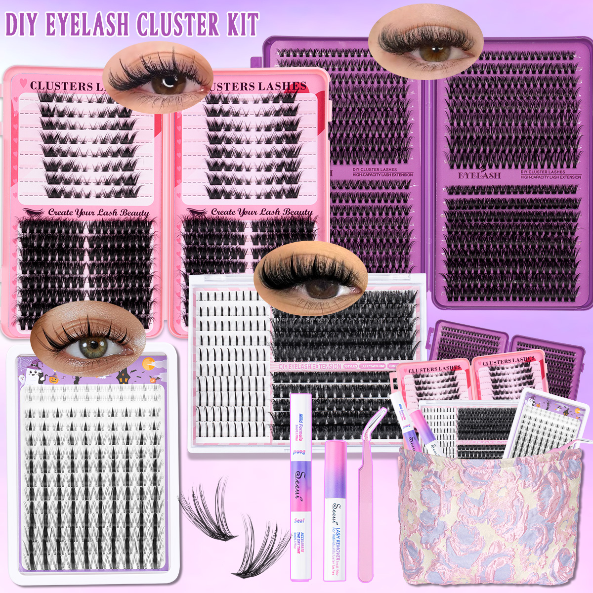 DIY Cluster Lashes Kit Individ - огляд і ціна Faux Mink Lash