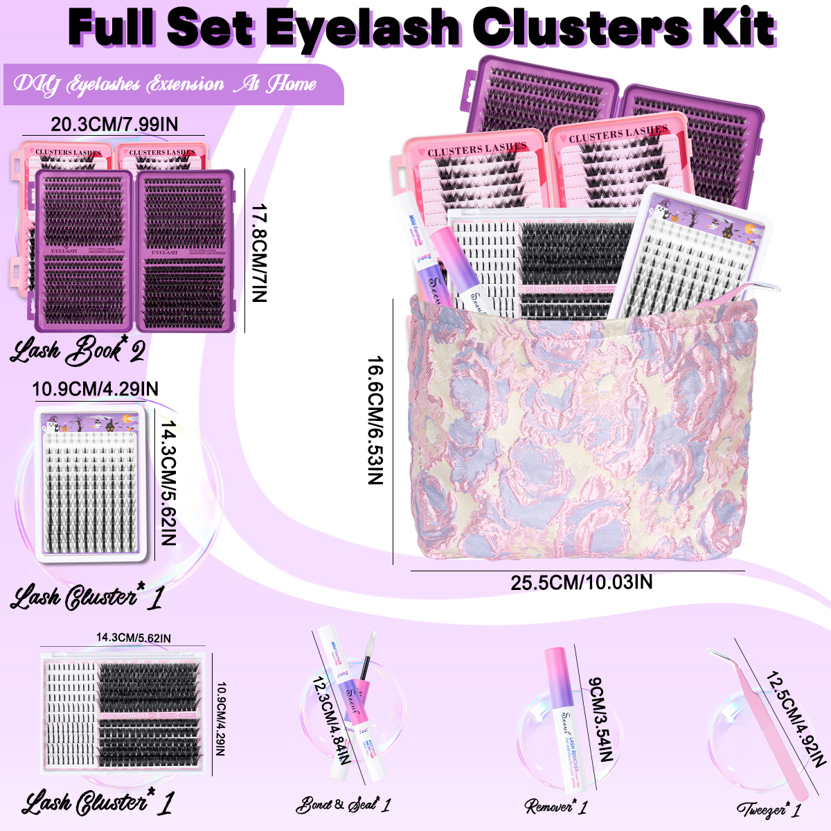 DIY Cluster Lashes Kit Individ - огляд і ціна Faux Mink Lash