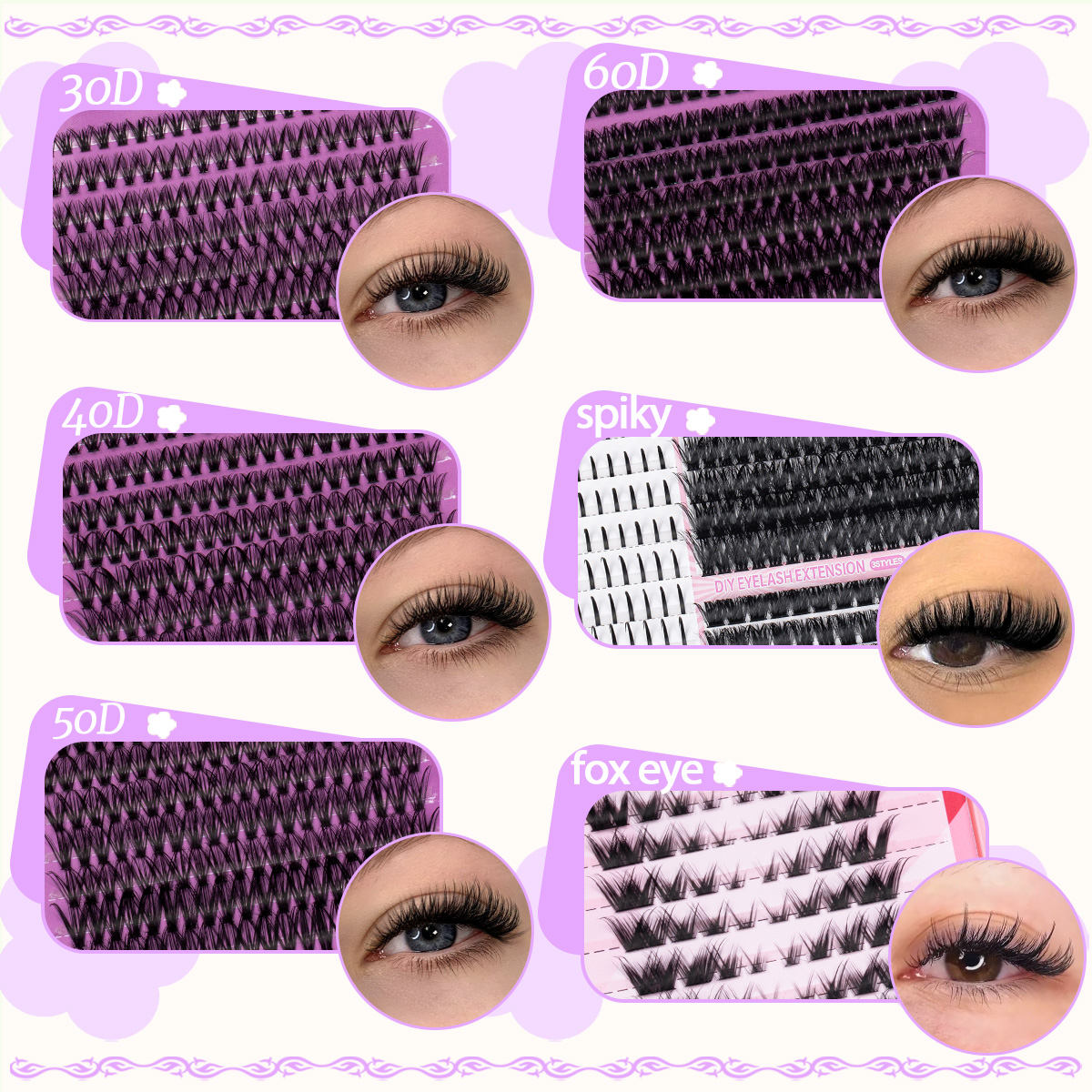 DIY Cluster Lashes Kit Individ - огляд і ціна Faux Mink Lash