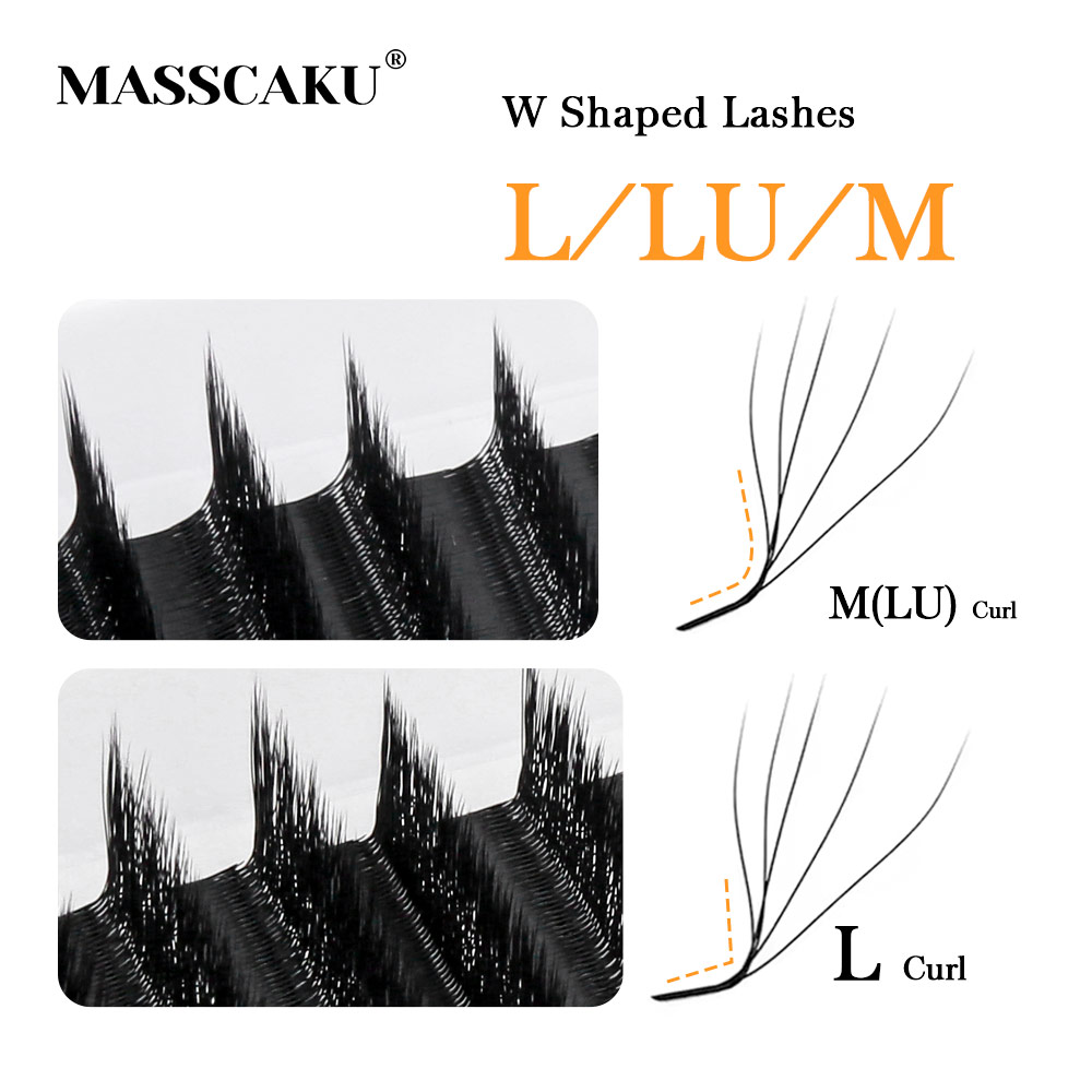 MASSCAKU L LU M Curl YY/W Shap - огляд і ціна Faux Mink Lash