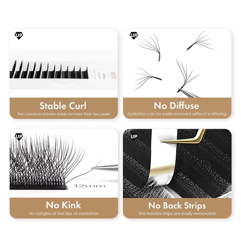 MASSCAKU L LU M Curl YY/W Shap - огляд і ціна Faux Mink Lash