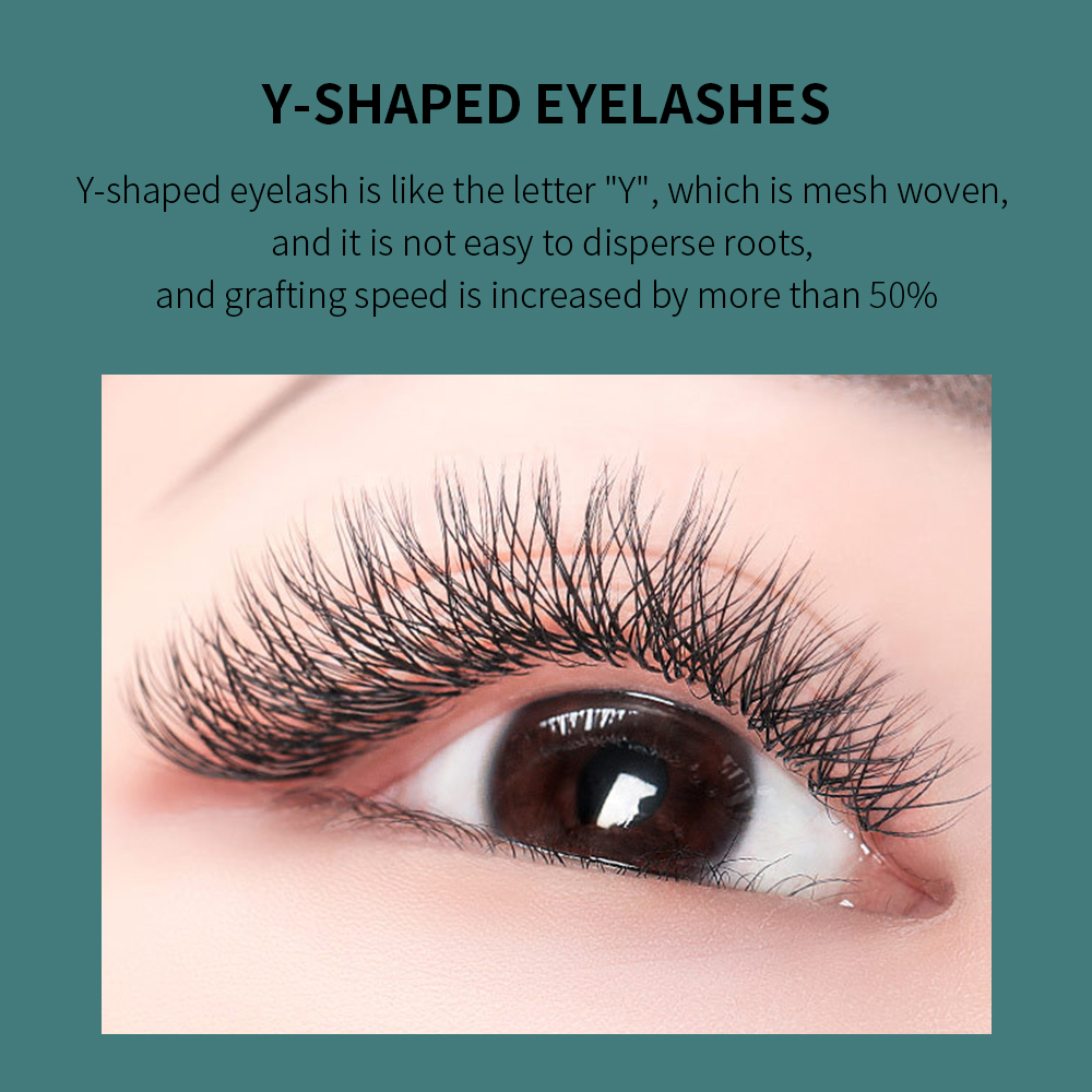 GLAMLASH YY Shape Black Eyelas - огляд і ціна Eyelash Extension Yy