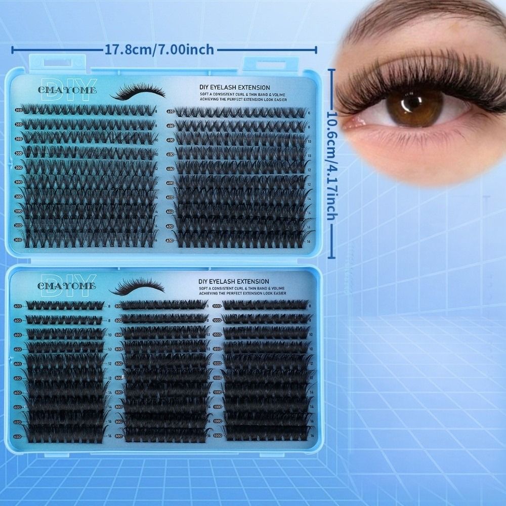640Pcs 8-16mm Length False Eye - огляд і ціна Eyelash Extension Volume