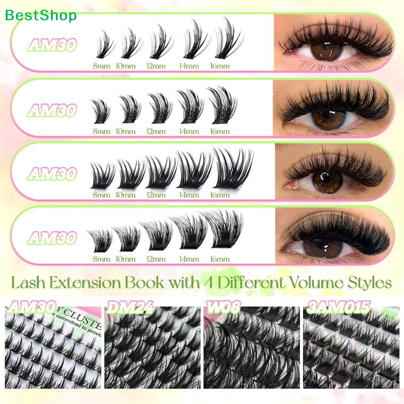 ✂640 Clusters 8-16mm Length Fa - огляд і ціна Faux Mink Lash