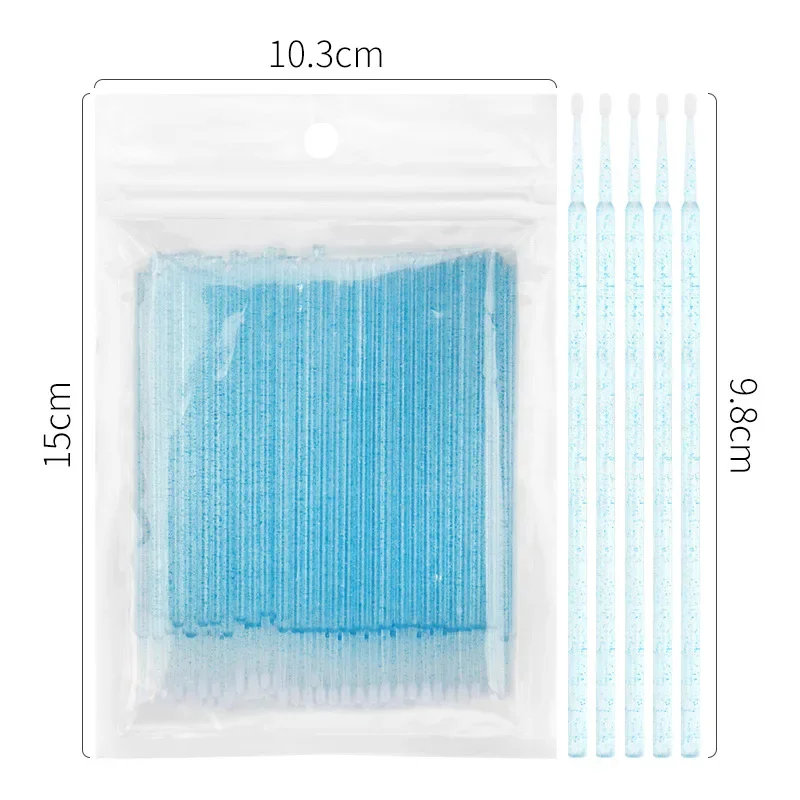 100PCS Extension Brushes Lash  - огляд і ціна Eyelash Extension Cleaning