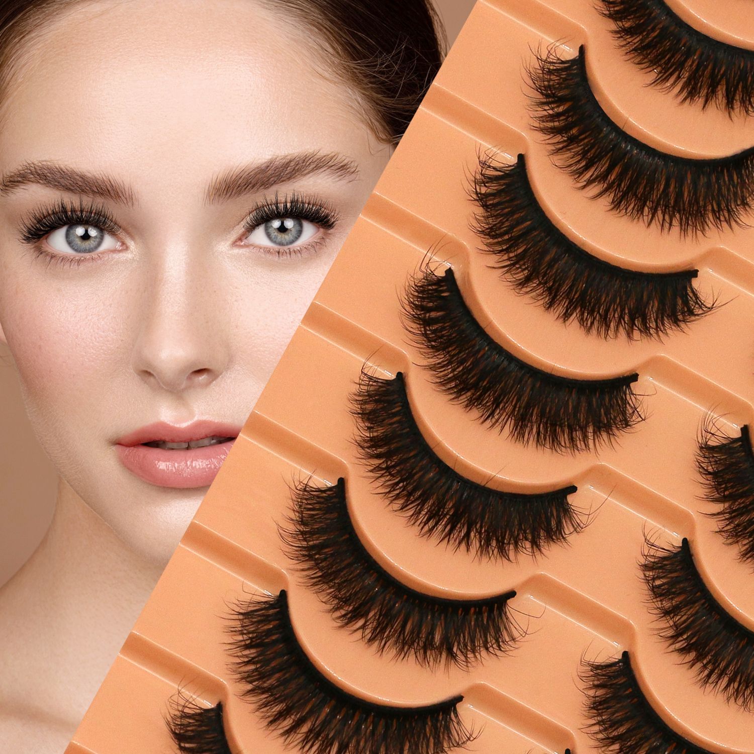 10 Pairs Lashes 6D Faux Mink E - огляд і ціна Faux Mink Lash