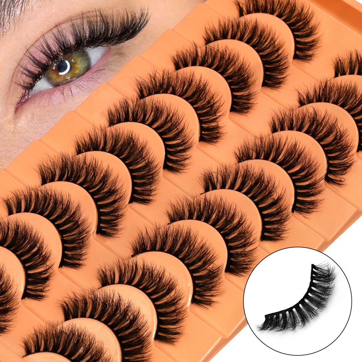 10 Pairs Lashes 6D Faux Mink E - огляд і ціна Faux Mink Lash