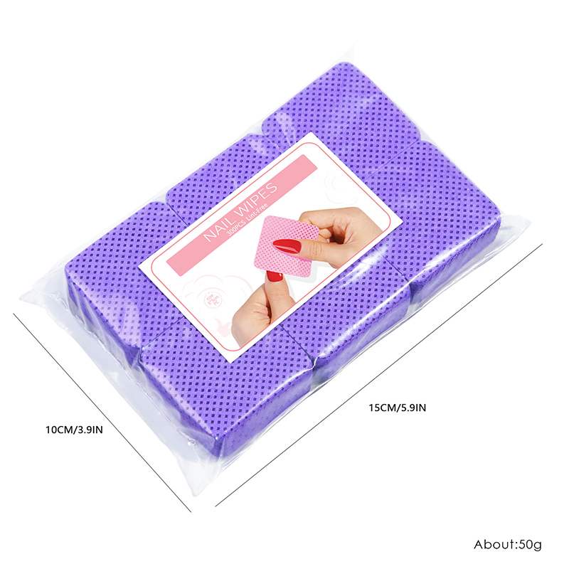 Lint Free Nail Wipes, 300 PCS  - огляд і ціна Eyelash Extension Cleaning