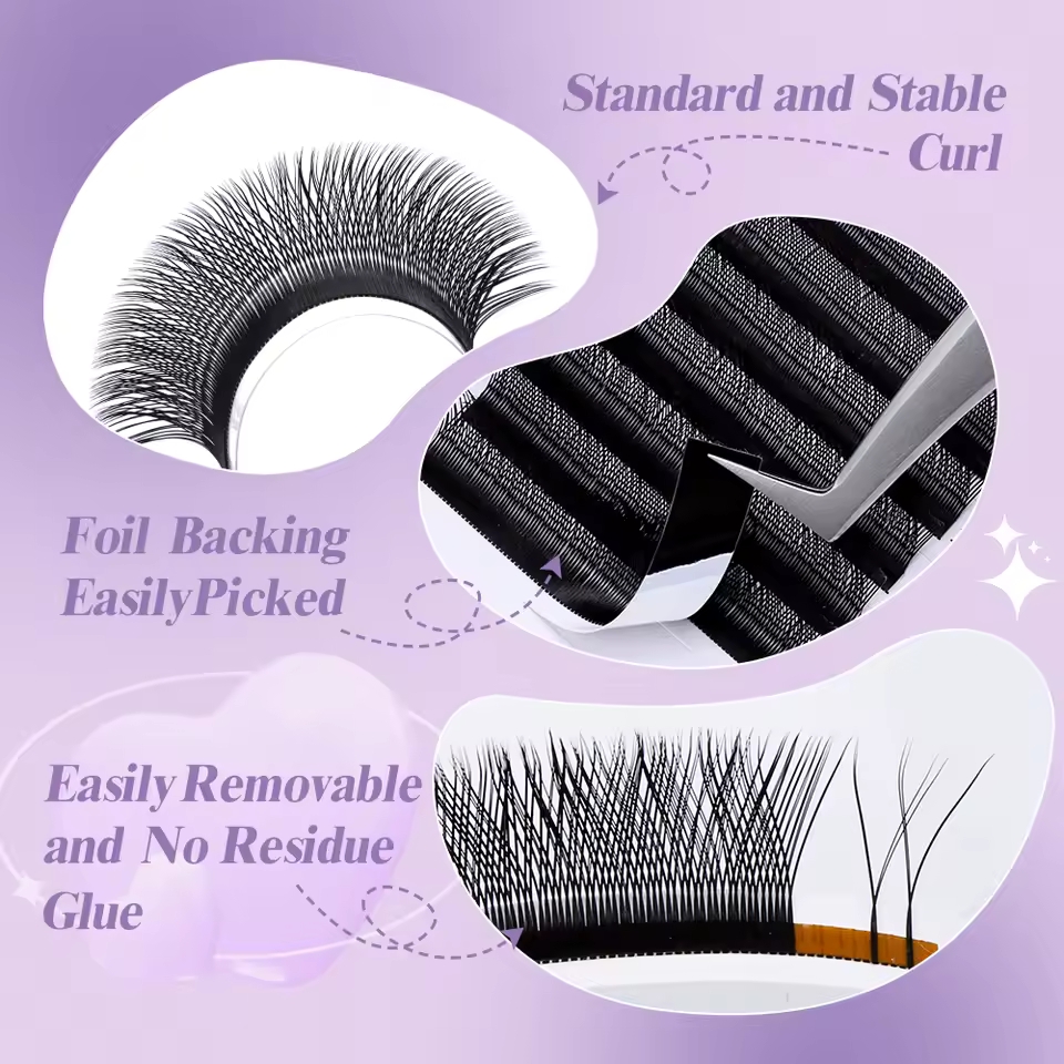 WENDY 2D YY Shape C/D Curl Eya - огляд і ціна Faux Mink Lash