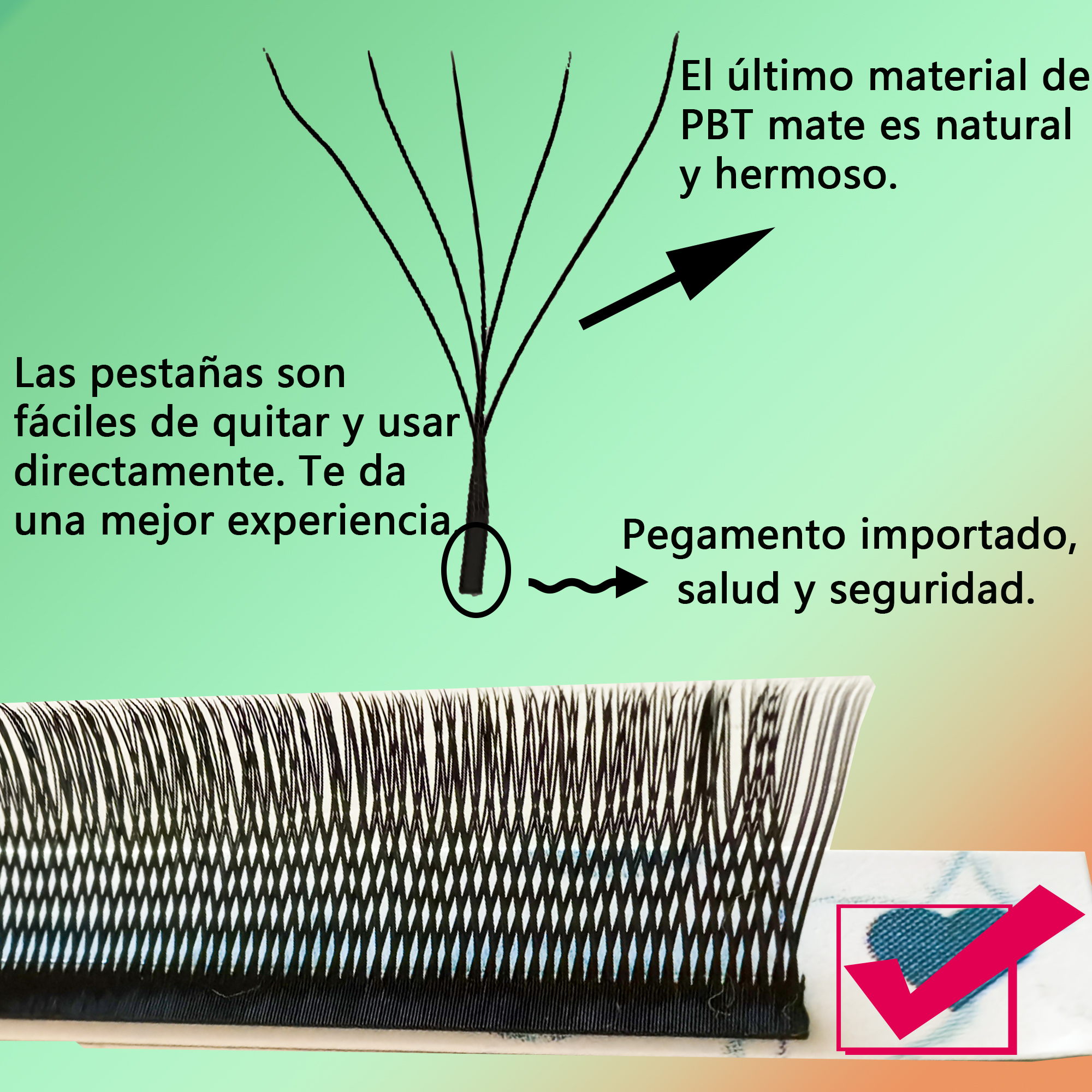 Tbestt U Shaped 4D 5DW Eyelash - огляд і ціна Eyelash Extension Yy