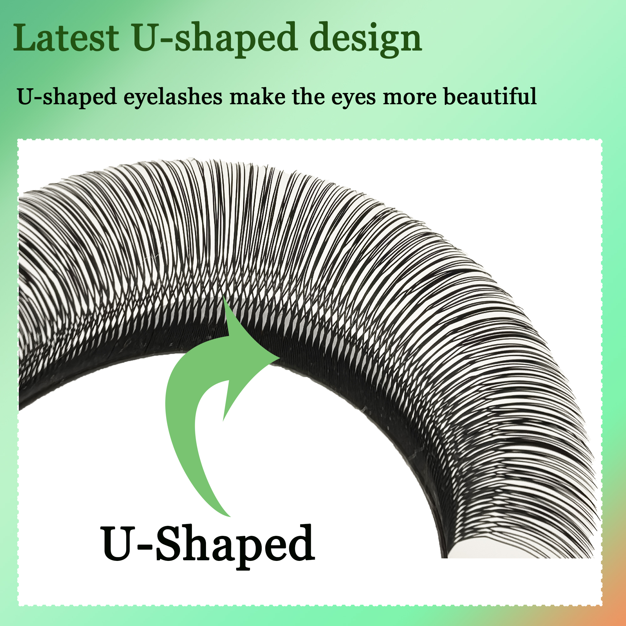 Tbestt U Shaped 4D 5DW Eyelash - огляд і ціна Eyelash Extension Yy