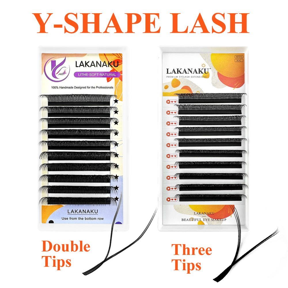 LAKANAKU Y Lashes Extensions C - огляд і ціна Eyelash Extension Yy