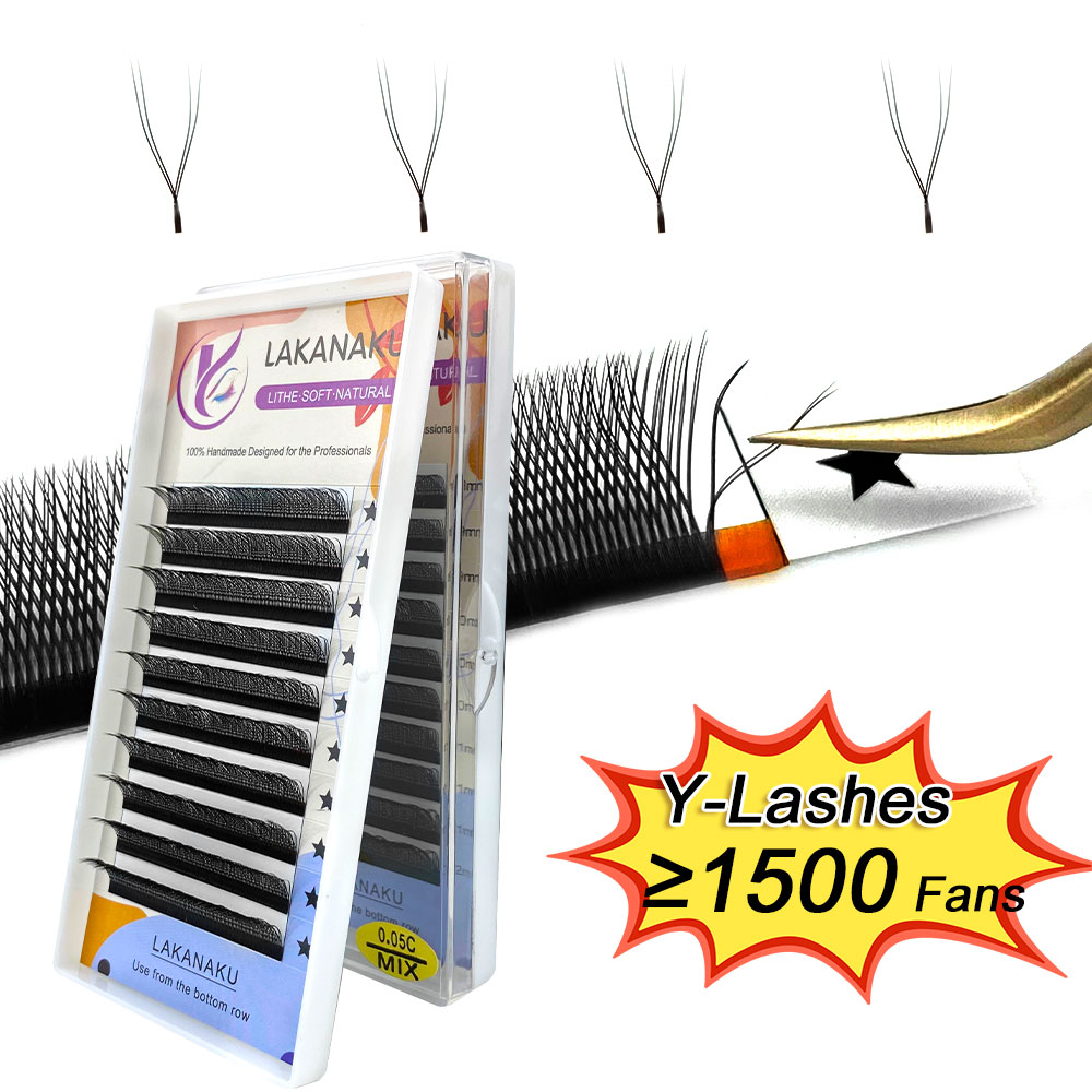 LAKANAKU Y Lashes Extensions C - огляд і ціна Eyelash Extension Yy