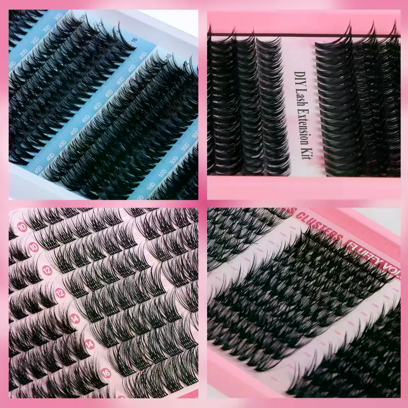 176/300/320/400Pcs Fluffy Eyel - огляд і ціна Eyelash Extension Cluster