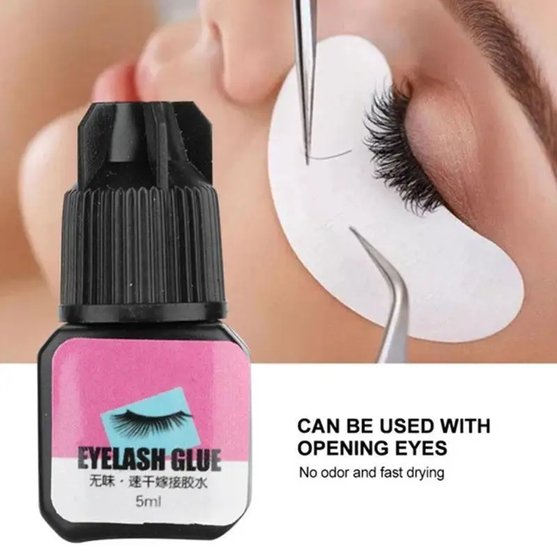 Black Eyelash Extension Glue W - огляд і ціна Eyelash Extension Permanent