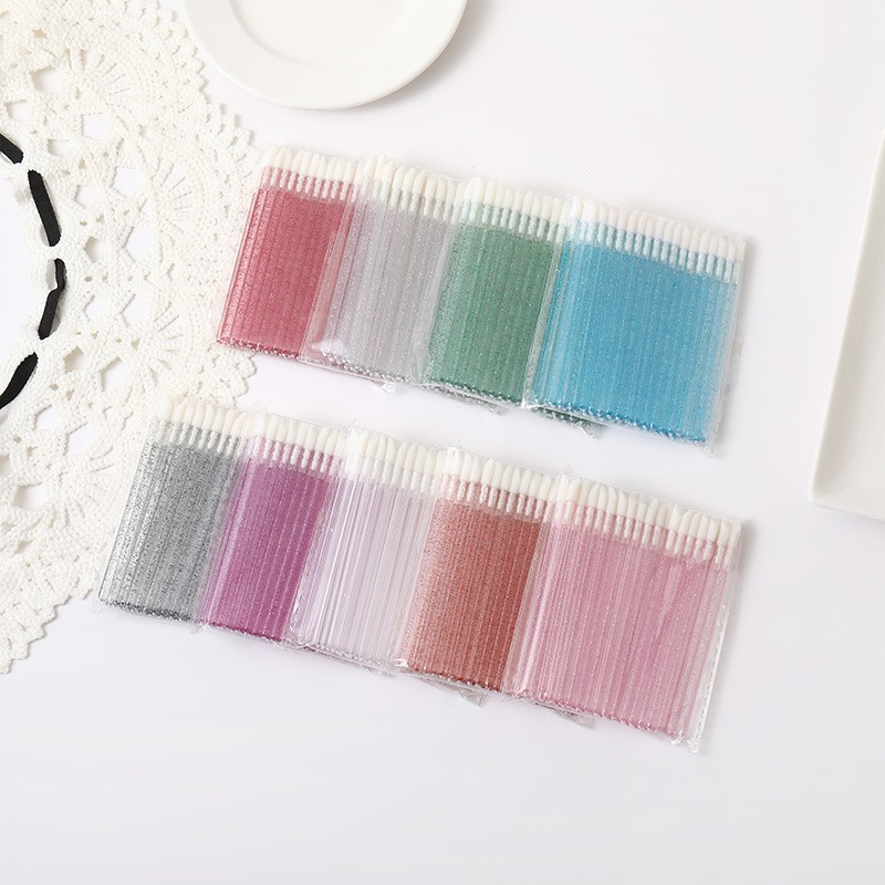 Disposable Glitter Lip Gloss B - огляд і ціна Eyelash Extension Cleaning