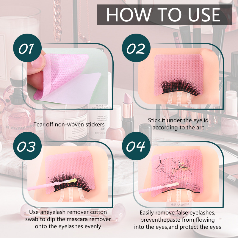 40pcs Eyelash Extension Remove - огляд і ціна Eyelash Extension Cleaning