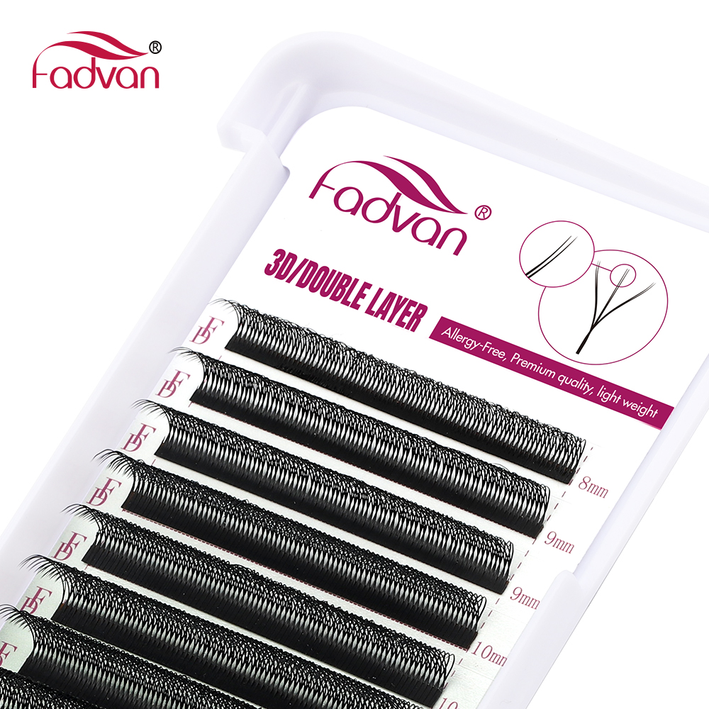 FADVAN 6D-W shaped eyelash ext - огляд і ціна Eyelash Extension Yy