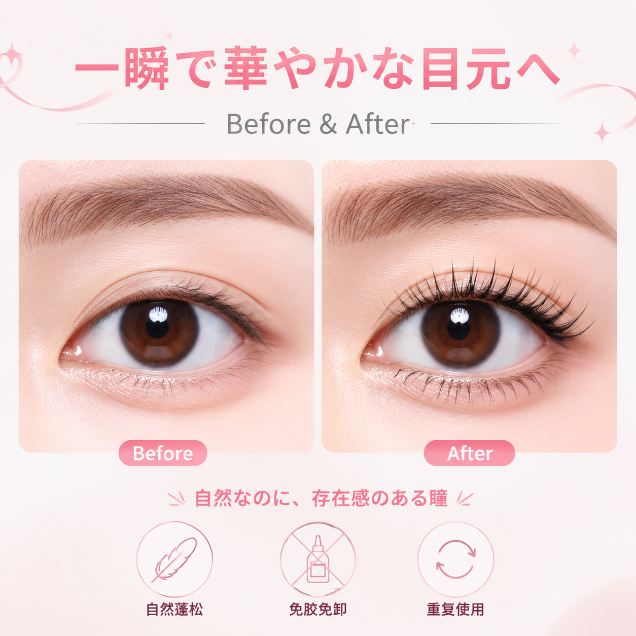 Redpurorag 96 Clusters Glue-Fr - огляд і ціна Eyelash Extension Natural