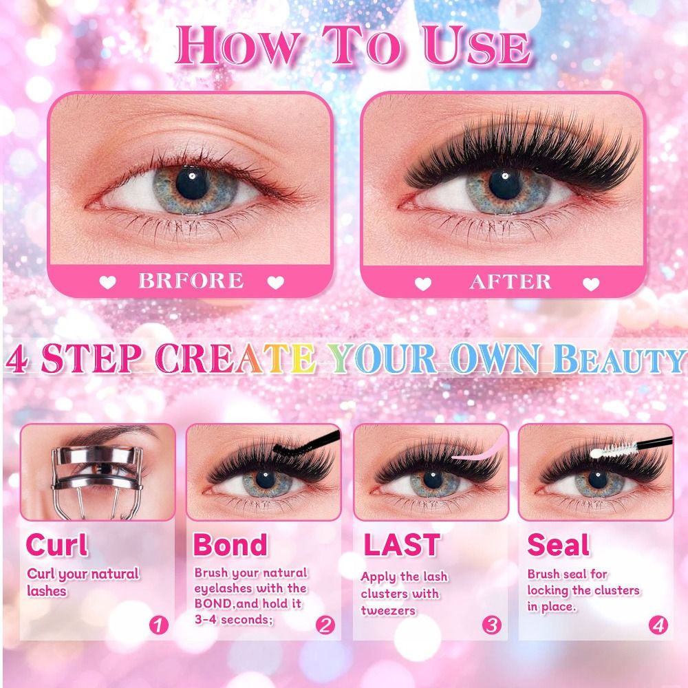 Natural Look False Eyelashes W - огляд і ціна Eyelash Extension Natural