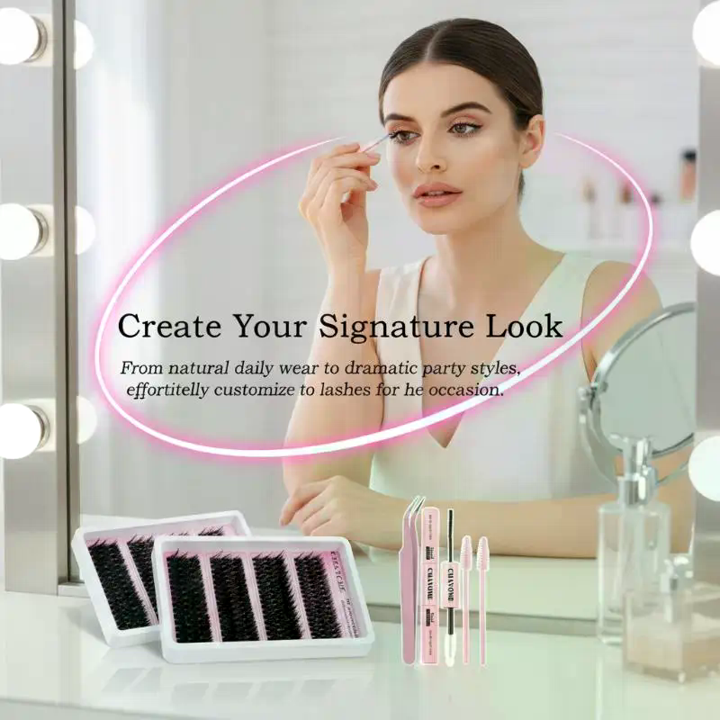 Eyelash Clusters Kit DIY C Cur - огляд і ціна Eyelash Extension Or Extensions