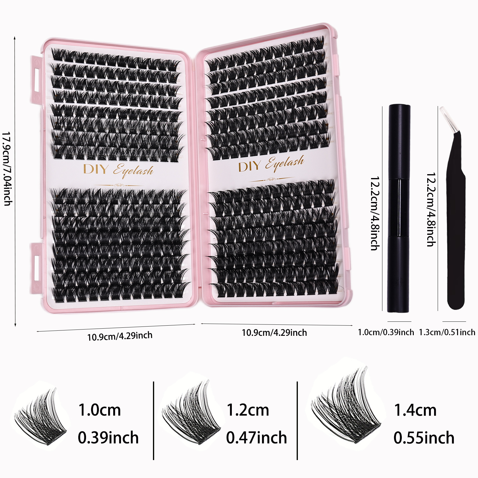 DIY Eyelash Extension Kit 384p - огляд і ціна Eyelash Extension Volume