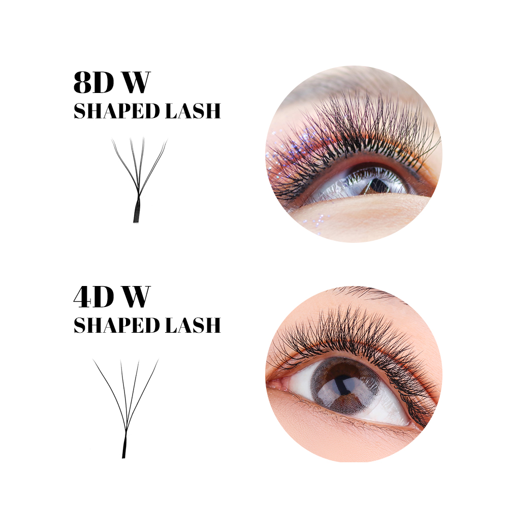 FADVAN W Shape Double Layer Ey - огляд і ціна Faux Mink Lash