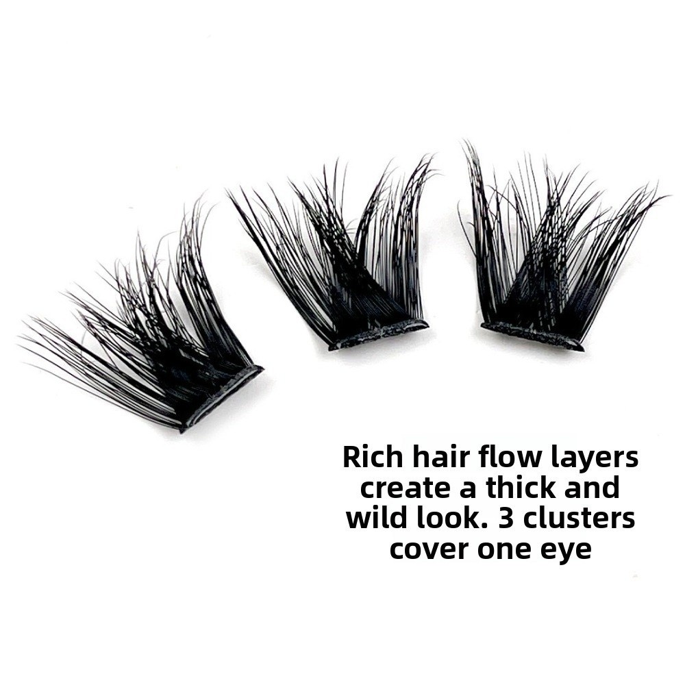 14mm Length False Eyelashes Bo - огляд і ціна Eyelash Extension Cluster