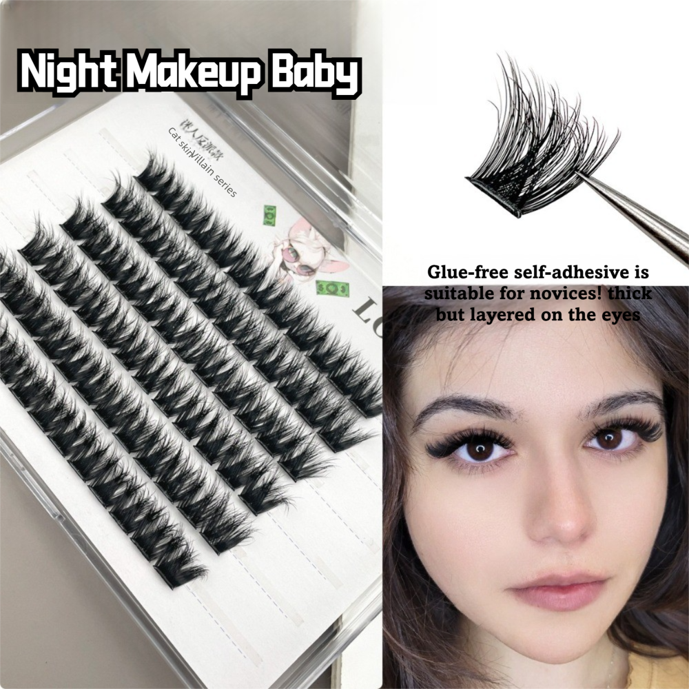 14mm Length False Eyelashes Bo - огляд і ціна Eyelash Extension Cluster