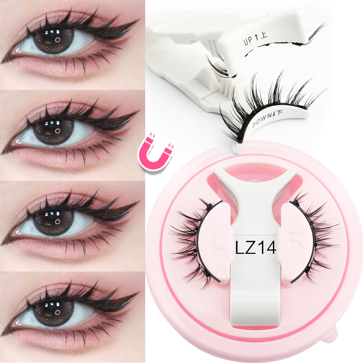 New 1 Pair Magnetic Eyelashes  - огляд і ціна Faux Mink Lash